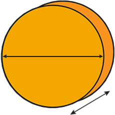 Circle Foam Bar Stool