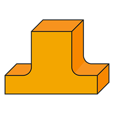 Curved T Sofa Cushion Foam